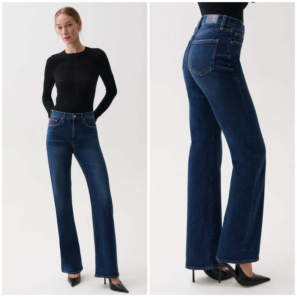 Pistola Evie High Rise Slim Boot Jean Penthouse Wash